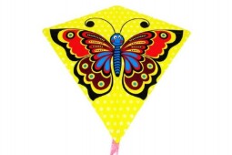 Drak létající motýl plast 68x73cm